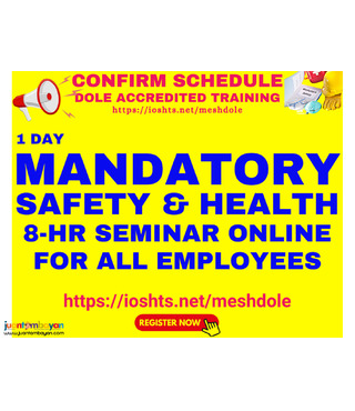 Online Mandatory OSH Seminar for Workers DOLE Accredited Seminar