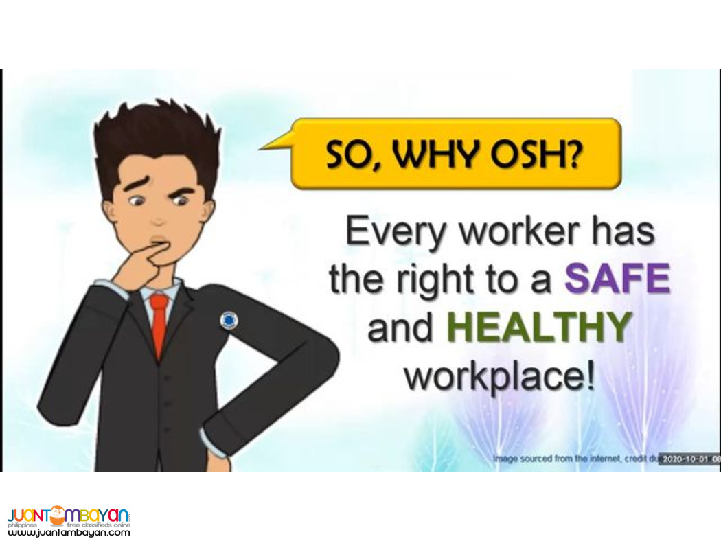 Inhouse DOLE Mandatory 8 hours Safety and Health Seminar for Employees