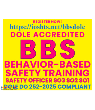 BBS Training safety Officer Training Behavior Based Safety DOLE