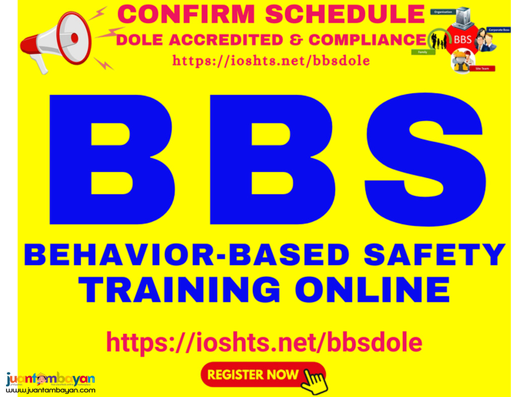 BBS Training safety Officer Training Behavior Based Safety DOLE