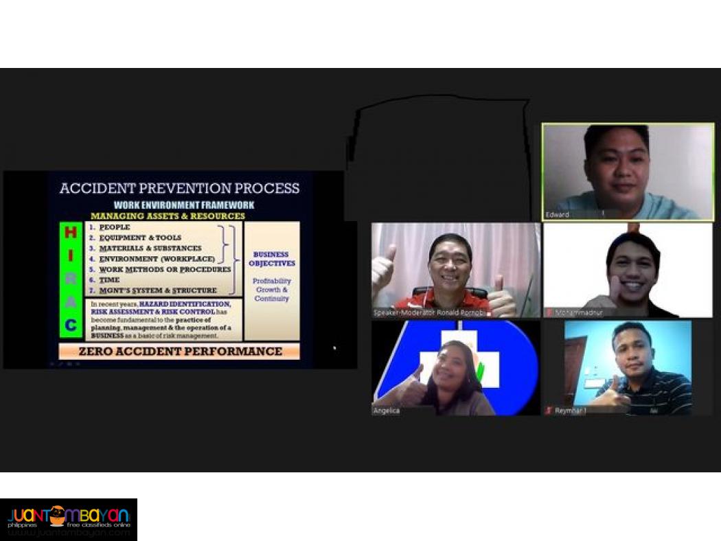 HIRAC Training DOLE Specialized OSH Training DOLE Safety Officer 3 SO2