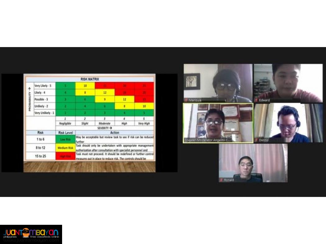 HIRAC Training DOLE Specialized OSH Training DOLE Safety Officer 3 SO2