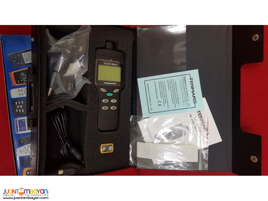 Tachometer, Datalogger, Laser Tachometer, Hand Tachometer, Tenmars