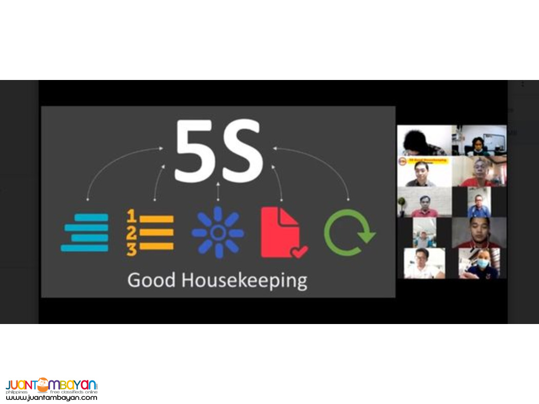 5S Seminar Good Housekeeping 5S Webinar Certificate