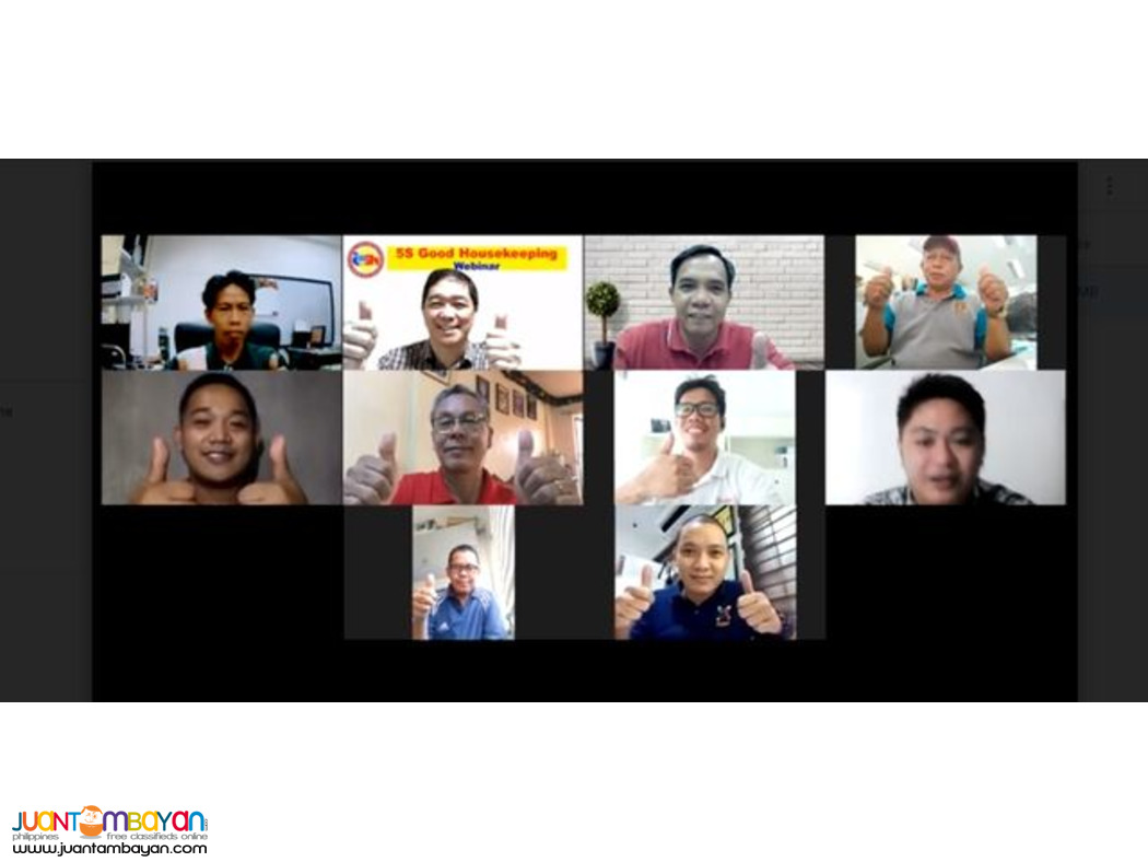 Online Seminar 5S Good Housekeeping Seminar with Certificate