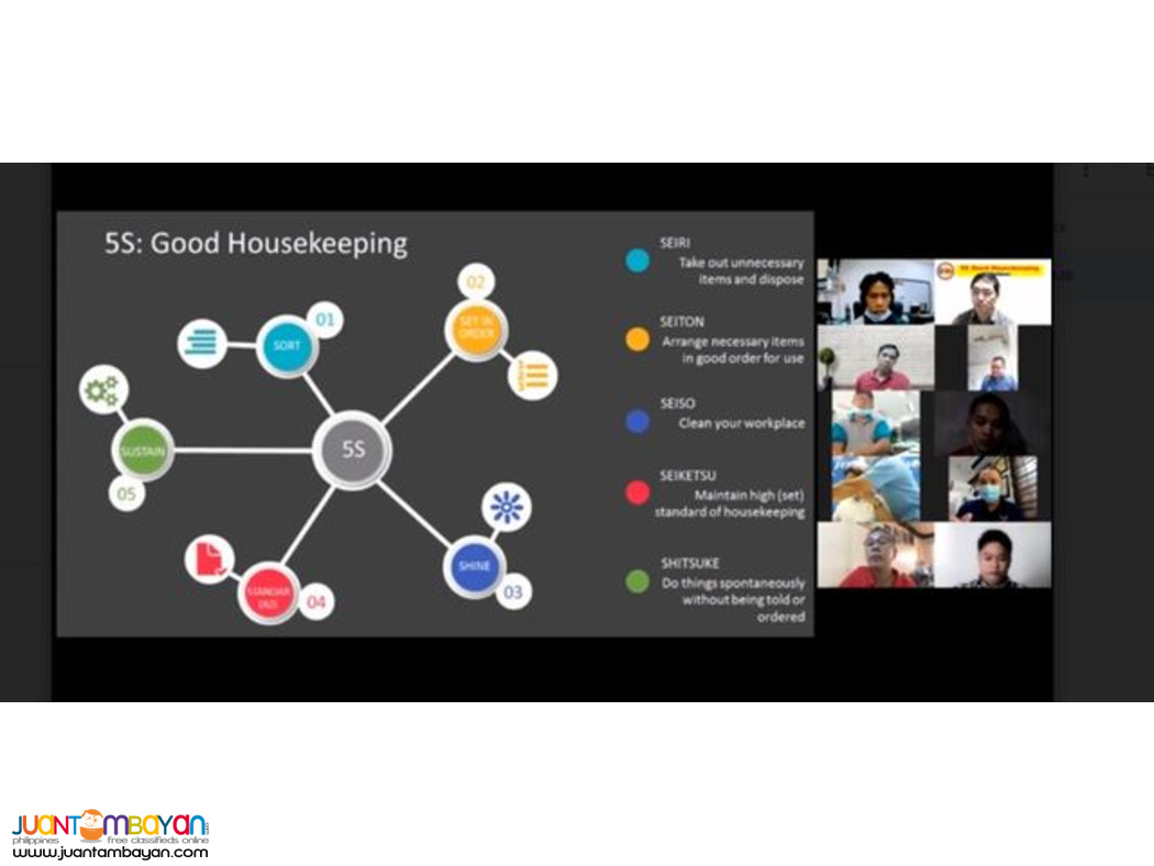 Online Seminar 5S Good Housekeeping Seminar with Certificate