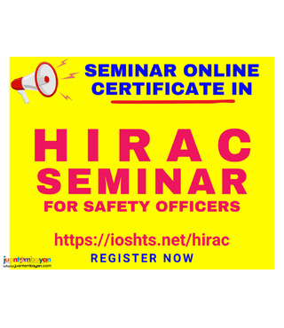 Online Seminar HIRAC in OSH Seminar with Certificate Safety Officers
