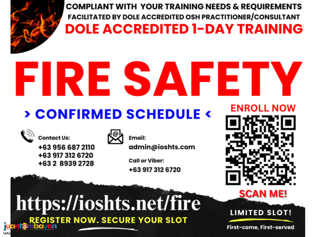 DOLE Accredited fire Safety Training