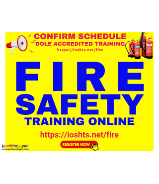 1 day DOLE Accredited Fire Safety Training
