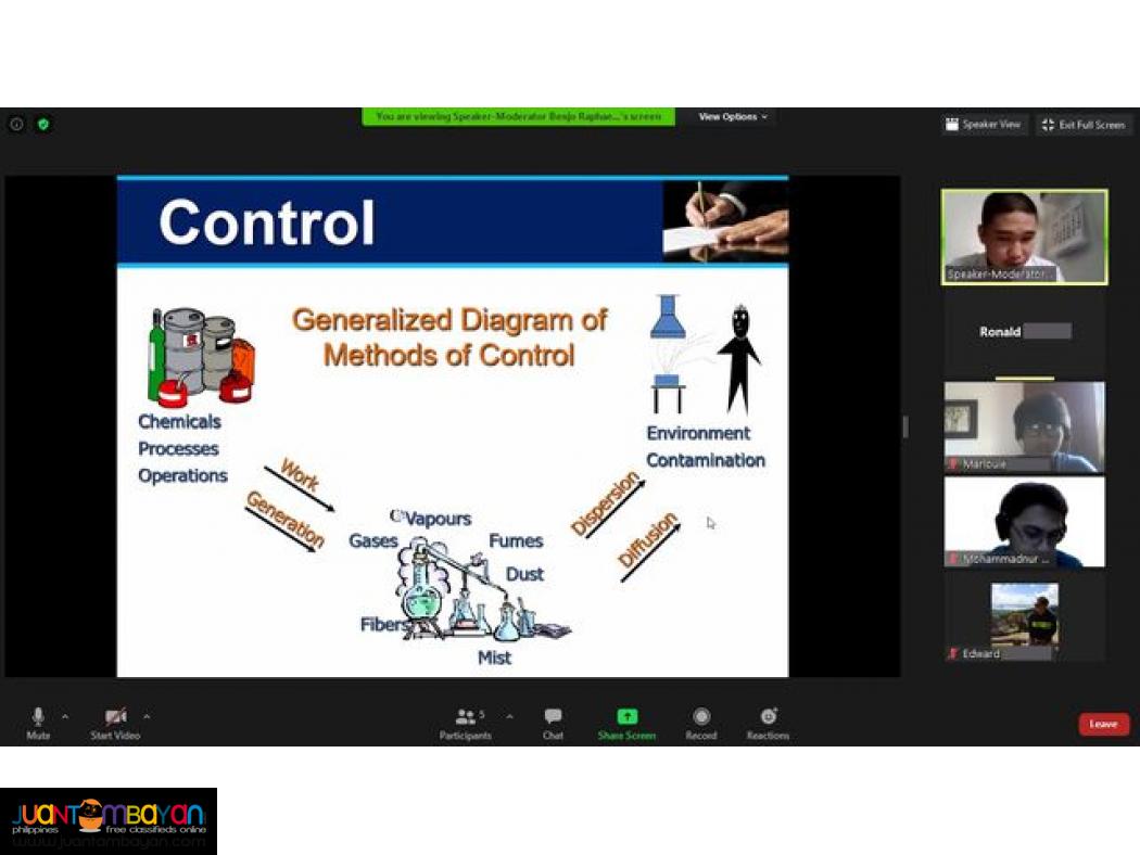 1 day DOLE Accredited Fire Safety Training