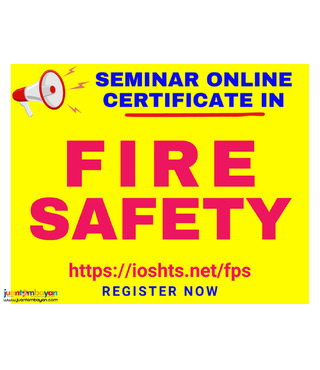 Online Fire Safety Seminar via Zoom with Certificate