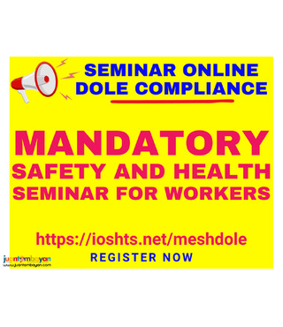 Online Mandatory Safety and Health Seminar DOLE Compliance MESH