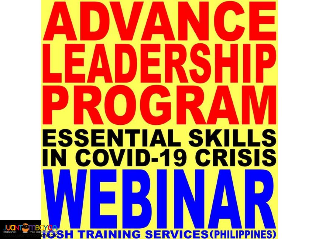 Webinar On Advance Leadership Program In COVID-19 Crisis Webinar