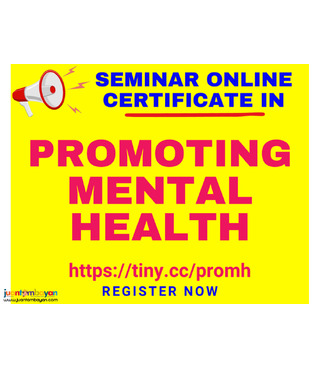 Online Promoting Mental Health Seminar with Certificate