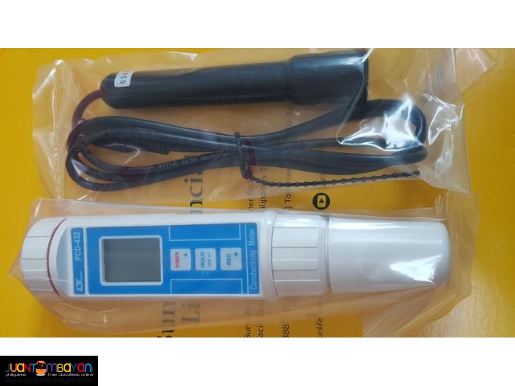 Conductivity Meter, TDS Meter, Temperature Meter, Lutron PCD-432