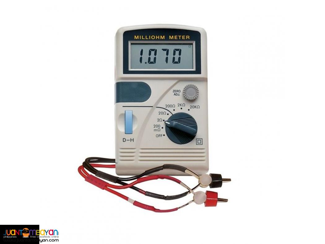 Milliohm Meter, Milli Ohm Meter, Ohmeter, Tenmars TM-508A