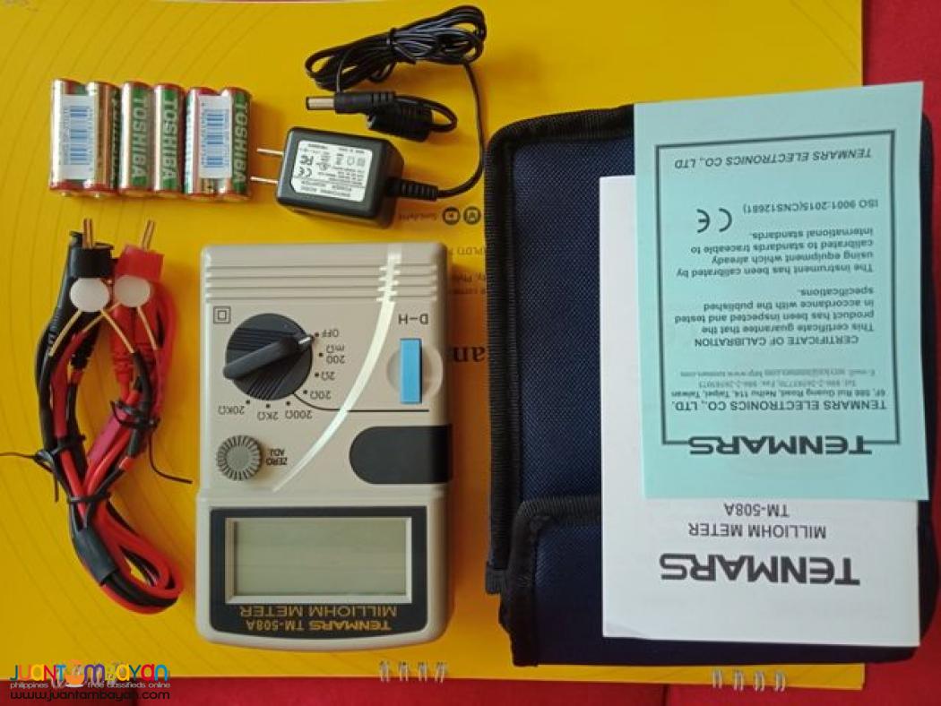 Milliohm Meter, Milli Ohm Meter, Ohmeter, Tenmars TM-508A