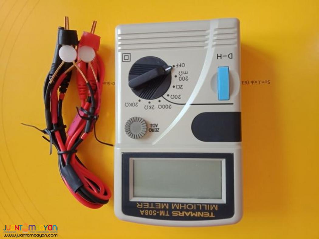 Milliohm Meter, Milli Ohm Meter, Ohmeter, Tenmars TM-508A