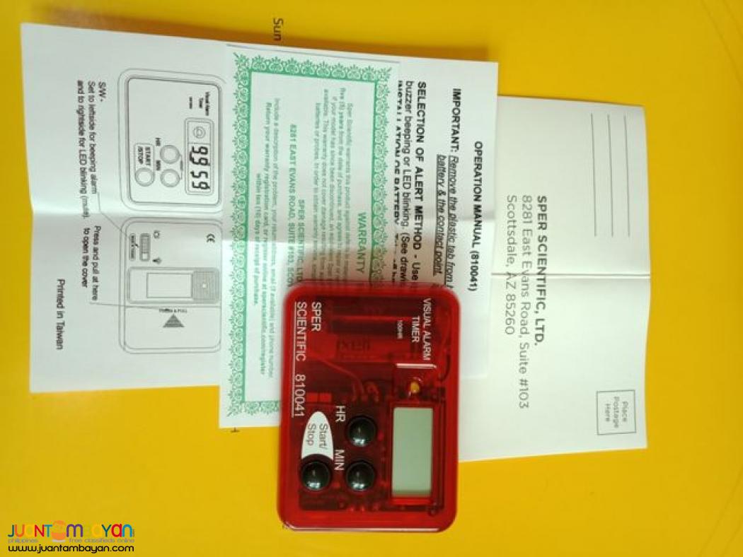 Timer, Alarm Timer, Visual Alarm Timer, Audible Alarm Timer