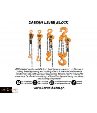 Lever Block  Ratchet Hoist (DAESAN - Made in Korea)
