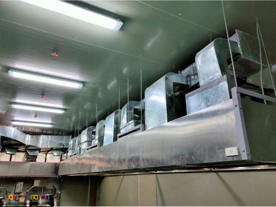 Exhaust and Fresh Air Duct and Blower