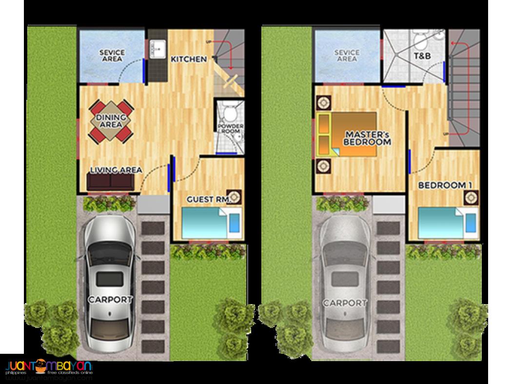 Micara Estates Tanza Cavite, 3 Br Felicia Townhouse