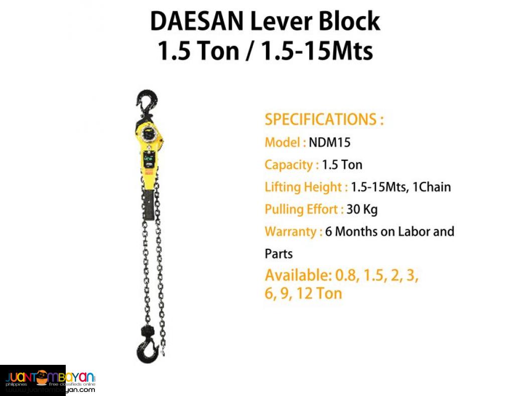 Lever Block (NDM Type) - DAESAN Brand (Made in Korea)