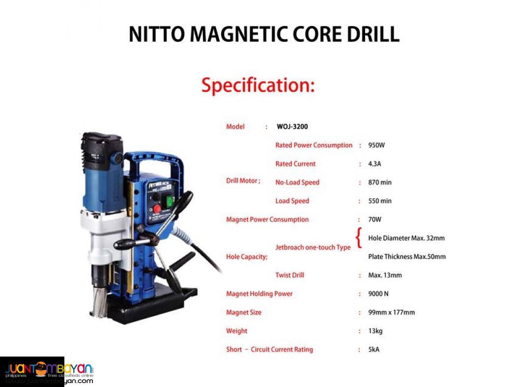 Magnetic Drilll - Nitto Brand