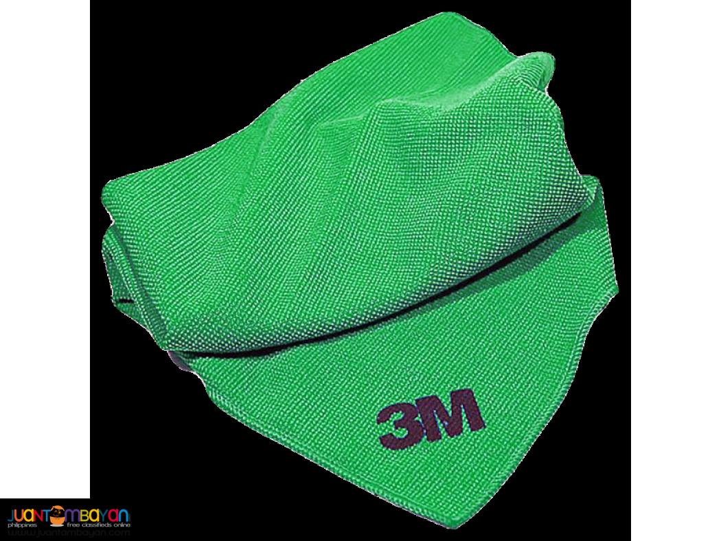 3M Microfiber Cloth Green 10 count