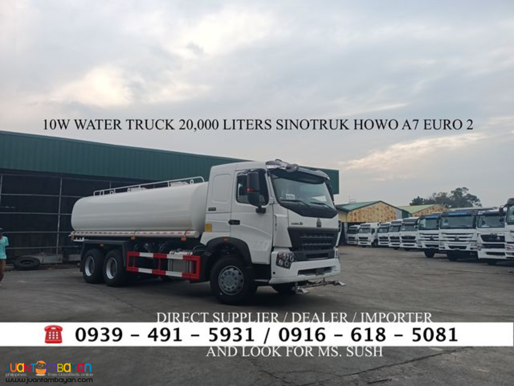 10-wheeler wATER TRUCK 20,000 Liters Brand New for Sale