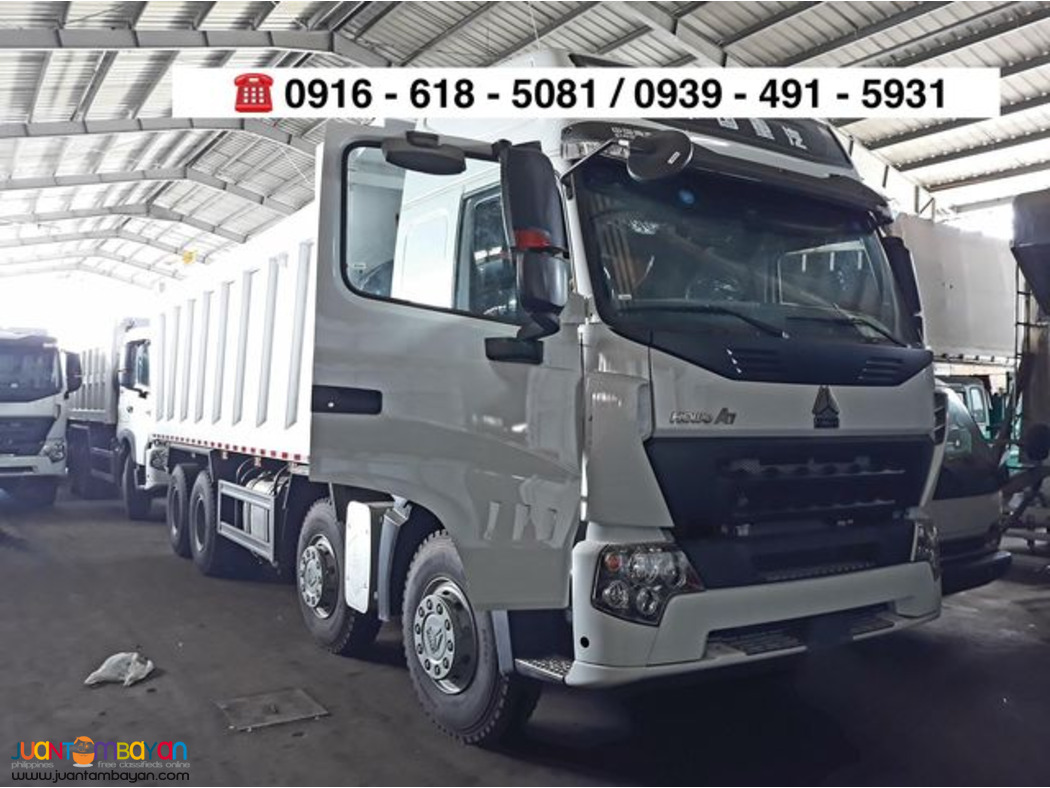 12-wheeler 30cubic Dumptruck Sinotruk Howo a7 Brand New for Sale