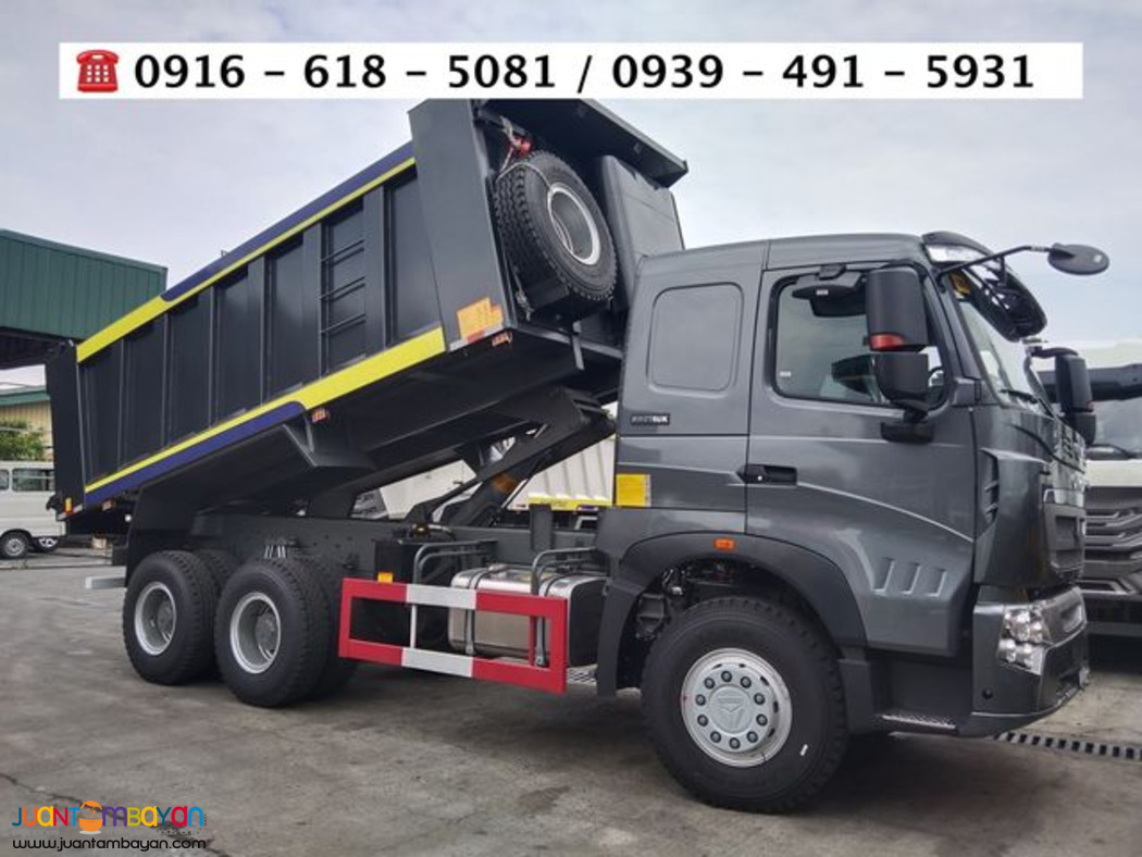 10-wheeler 20cubic Dumptruck Sinotruk Howo A7 Euro 2&4