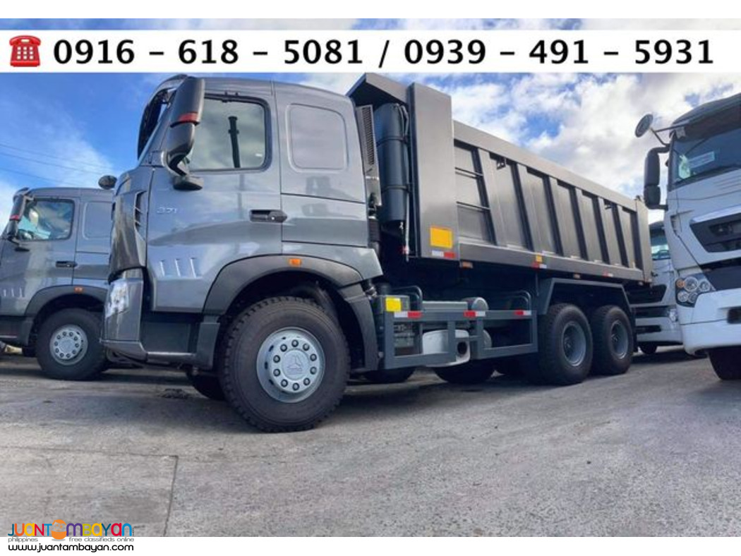 10-wheeler 20cubic Dumptruck Sinotruk Howo A7 Euro 2&4