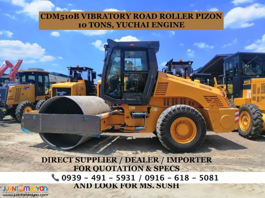 10 tons Vibratory Road Roller Pizon CDM510b Lonking 