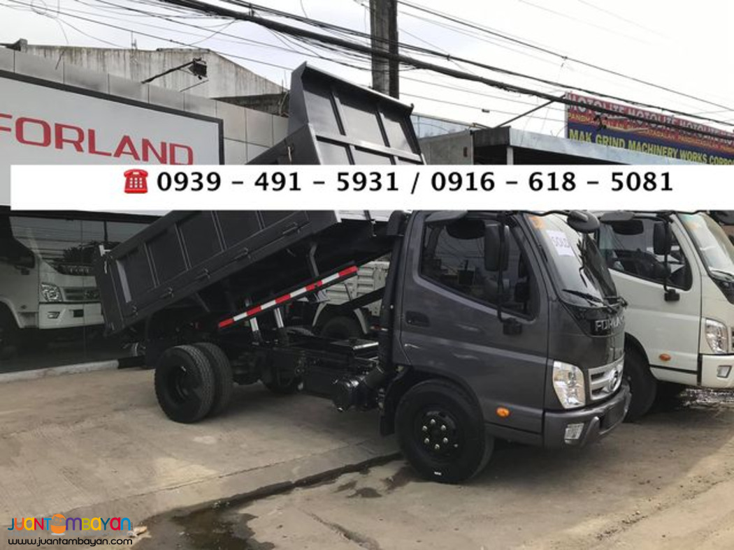 3CUBIC 4X2 DUMPTRUCK FORLAND ISUZU ENGINE