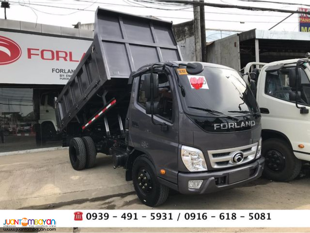 3CUBIC 4X2 DUMPTRUCK FORLAND ISUZU ENGINE