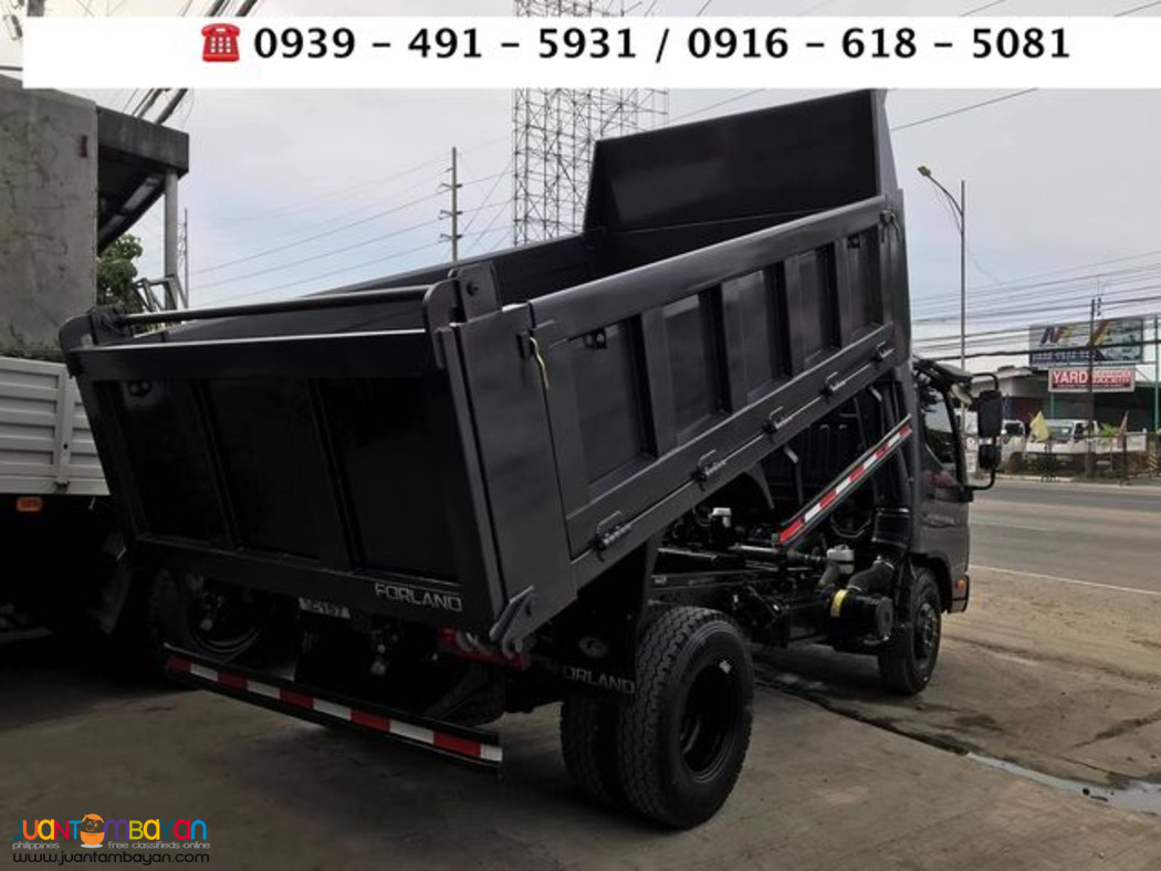 3CUBIC 4X2 DUMPTRUCK FORLAND ISUZU ENGINE
