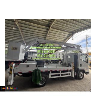 6 wheeler 14meters manlift truck with fiber basket brand new for sale