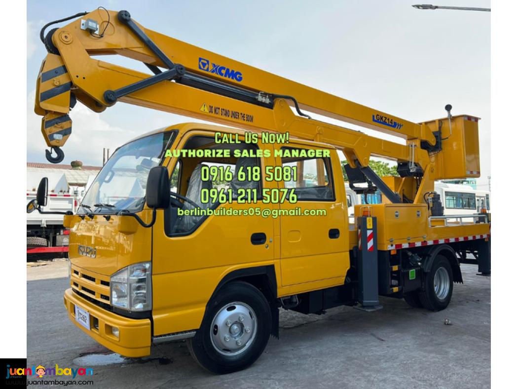 18 meters manlift truck aerial working platform double cab for sale