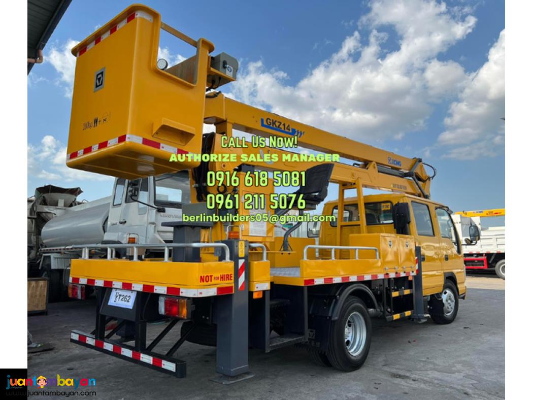 18 meters manlift truck aerial working platform double cab for sale