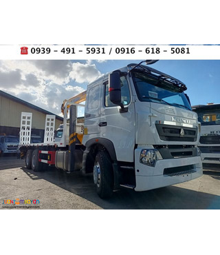 10-WHEELER HOWO A7 SELF-LOADING WITH 5TONS BOOM