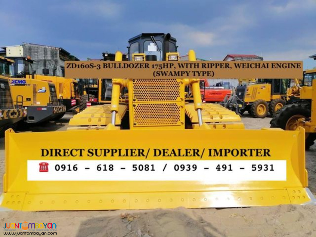 ZD160-3S SWAMPY TYPE BULLDOZER WITH RIPPER 175HP