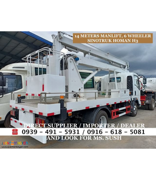 6-WHEELER 14METERS MANLIFT 4X2 SINOTRUK HOMAN H3 