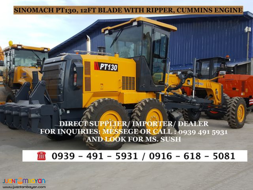13FT BLADE WITH RIPPER MOTOR GRADER SINOMACH CUMMINS ENGINE
