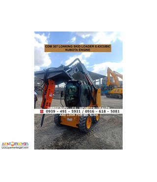 0.43CUBIC SKID LOADER LONKING CDM307 KUBOTA ENGINE