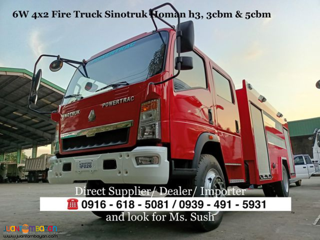6 Wheeler 5cubic Fire Truck / Rescue Truck Brand New for sale