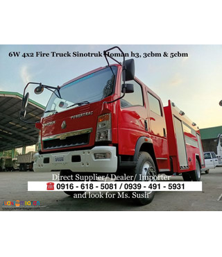 6 Wheeler 5cubic Fire Truck / Rescue Truck Brand New for sale