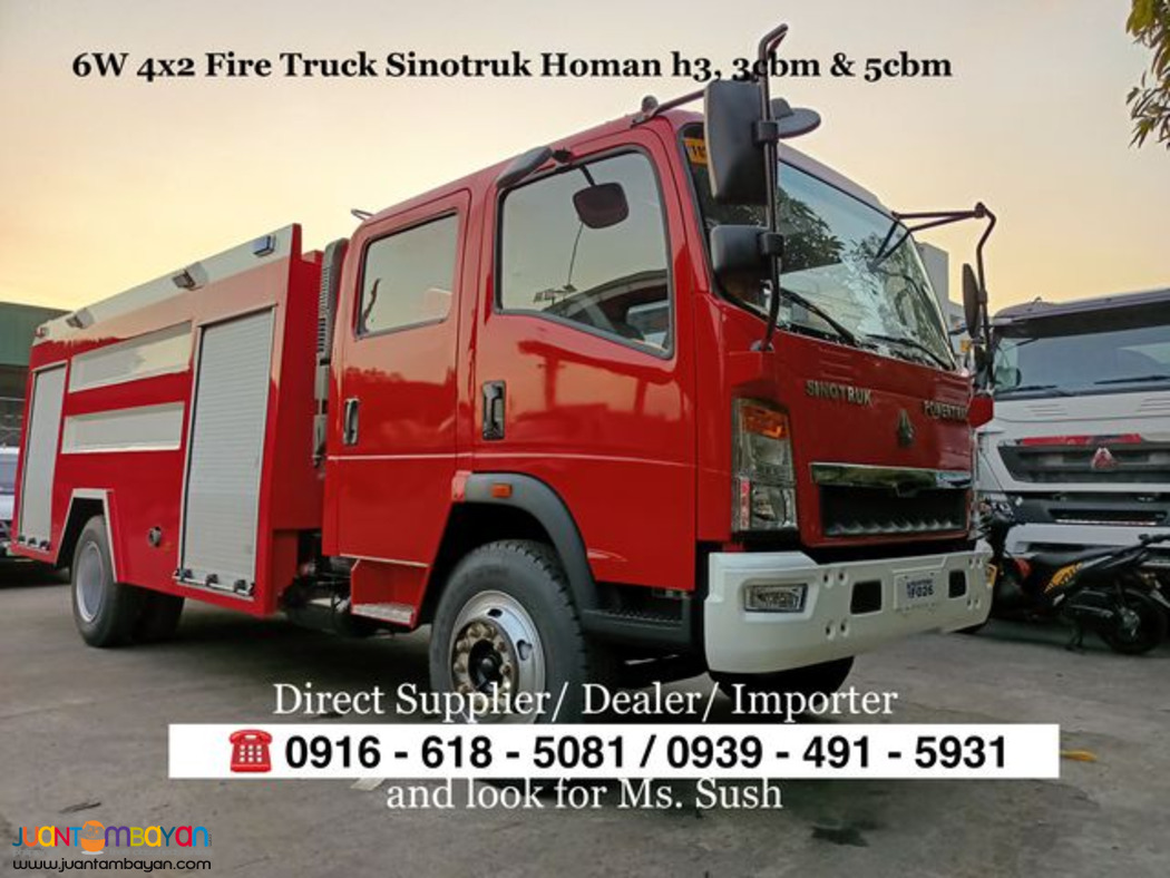 6 Wheeler 5cubic Fire Truck / Rescue Truck Brand New for sale