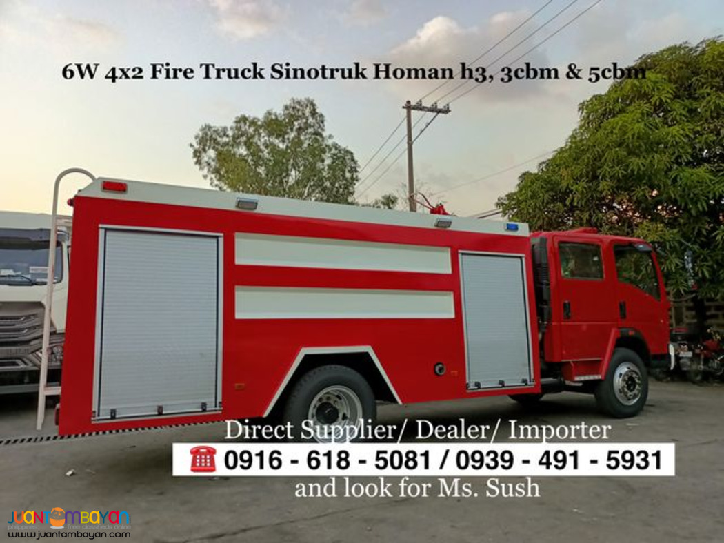 6 Wheeler 5cubic Fire Truck / Rescue Truck Brand New for sale