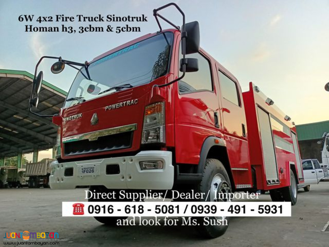 6 Wheeler 5cubic Fire Truck / Rescue Truck Brand New for sale